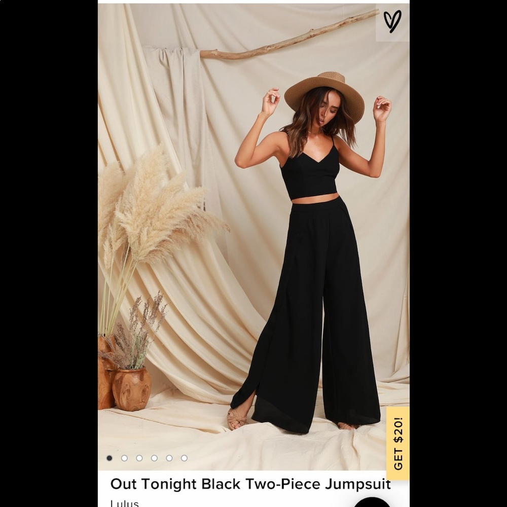 Lulus black two piece